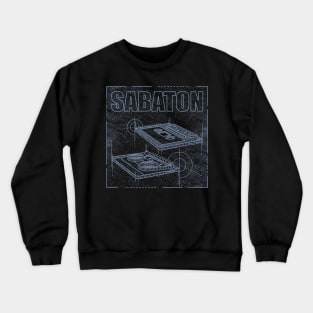 Sabaton Technical Drawing Crewneck Sweatshirt